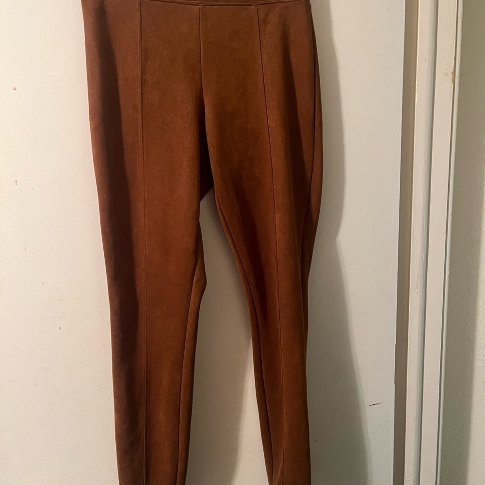 Old Navy Tan Suede Pants
